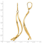 Leslie's 14K Polished Leverback Earrings - Image 4