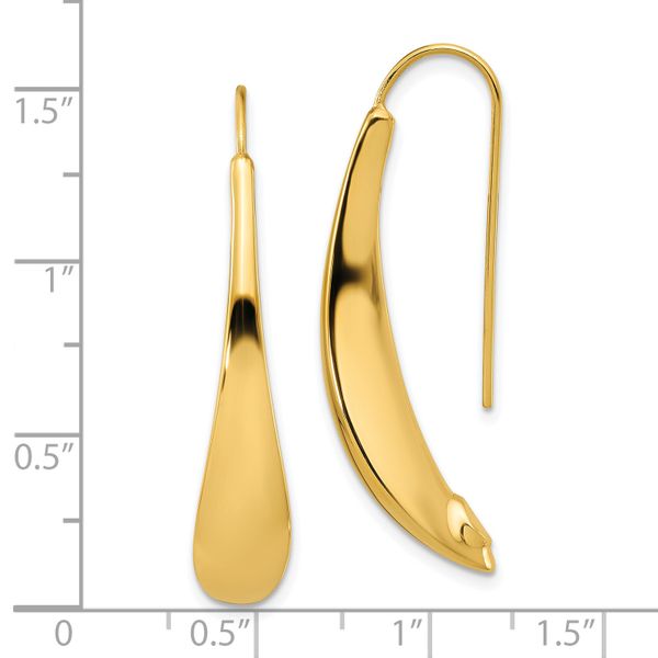 Leslie's 14k Polished Threader Earrings - Image 4