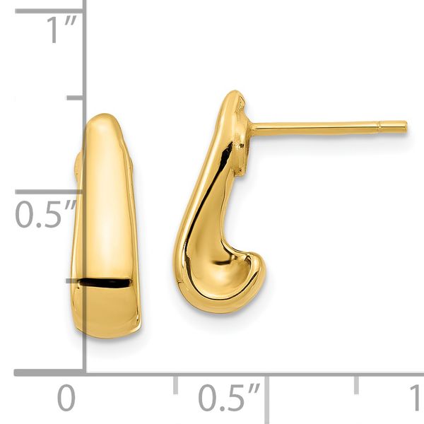 Leslie's 14k Polished Post Earrings - Image 4