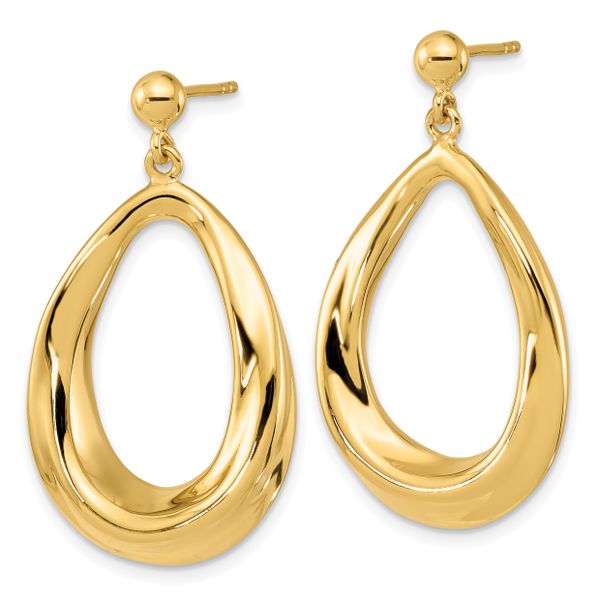 Leslie's 14k Polished Post Dangle Earrings - Image 2