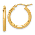 Leslie's 14k Polished 2.5mm Lightweight Tube Hoop Earrings