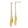 Leslie's 14K Polished Post Dangle Earrings