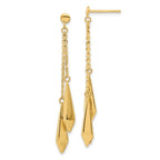 Leslie's 14K Polished Post Dangle Earrings
