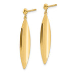 Leslie's 14K Polished Post Dangle Earrings - Image 2