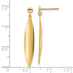 Leslie's 14K Polished Post Dangle Earrings - Image 4