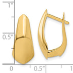 Leslie's 14K Polished Hoop Earrings - Image 4