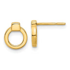 Leslie's 14K Polished Circle Post Earrings