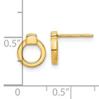 Leslie's 14K Polished Circle Post Earrings - Image 4