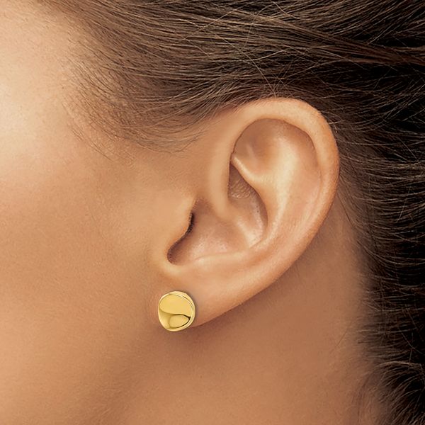 Leslie's 14K Polished Post Earrings - Image 3