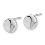 Leslie's 14K White Gold Polished Post Earrings - Image 2