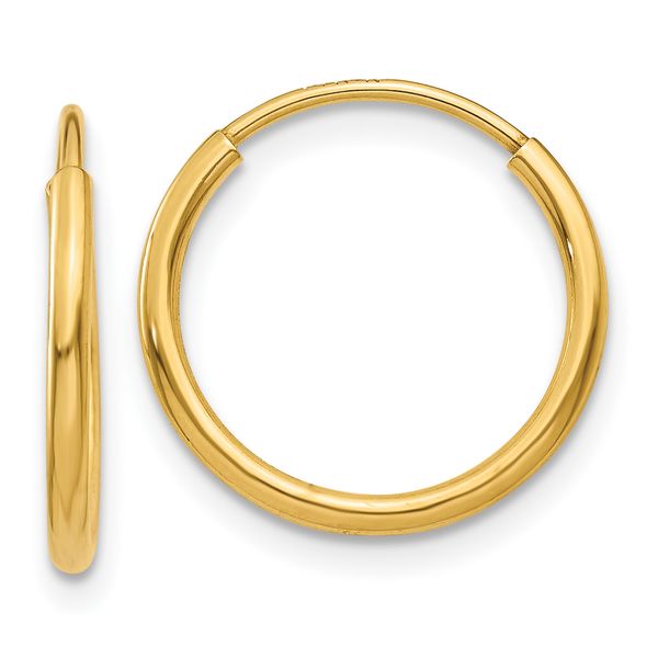Leslie's 14k 1.20mm Endless Hoop Earring