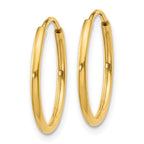 Leslie's 14k 1.20mm Endless Hoop Earring - Image 2