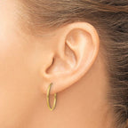 Leslie's 14k 1.20mm Endless Hoop Earring - Image 3