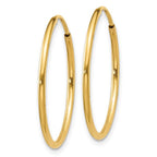 Leslie's 14k 1.20mm Endless Hoop Earring - Image 2