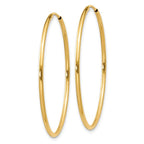 Leslie's 14k 1.20mm Endless Hoop Earring - Image 2