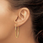 Leslie's 14k 1.20mm Endless Hoop Earring - Image 3