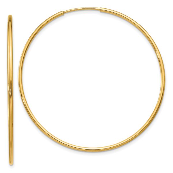 Leslie's 14k 1.20mm Endless Hoop Earring