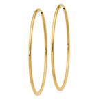 Leslie's 14k 1.20mm Endless Hoop Earring - Image 2