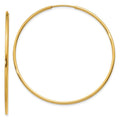 Leslie's 14k 1.20mm Endless Hoop Earring
