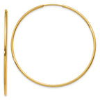 Leslie's 14k 1.20mm Endless Hoop Earring