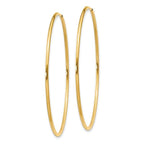 Leslie's 14k 1.20mm Endless Hoop Earring - Image 2