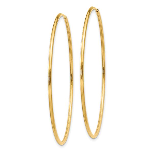 Leslie's 14k 1.20mm Endless Hoop Earring - Image 2