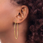 Leslie's 14k 1.20mm Endless Hoop Earring - Image 3