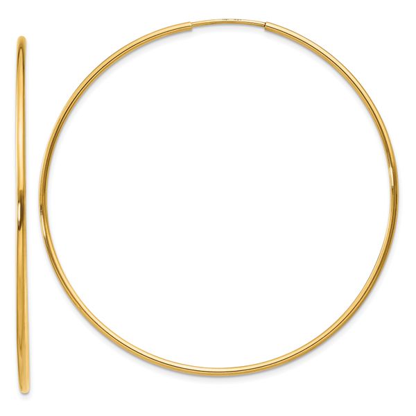 Leslie's 14k 1.20mm Endless Hoop Earring