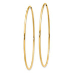 Leslie's 14k 1.20mm Endless Hoop Earring - Image 2