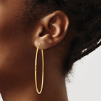 Leslie's 14k 1.20mm Endless Hoop Earring - Image 3