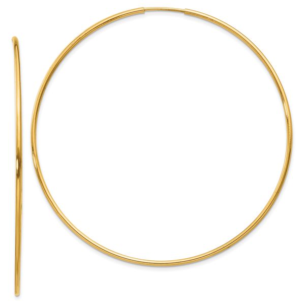 Leslie's 14k 1.20mm Endless Hoop Earring