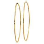 Leslie's 14k 1.20mm Endless Hoop Earring - Image 2