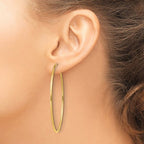 Leslie's 14k 1.5mm Polished Round Endless Hoop Earrings - Image 3