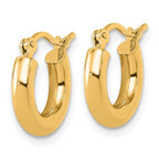 Leslie's 14k Polished 3mm Polished Hoop Earrings - Image 2