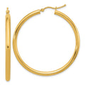 Leslie's 14k Polished 3mm Polished Hoop Earrings
