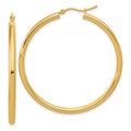 Leslie's 14k Polished 3mm Polished Hoop Earrings