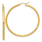 Leslie's 14k Polished 3mm Polished Hoop Earrings