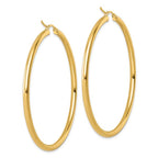 Leslie's 14k Polished 3mm Polished Hoop Earrings - Image 4