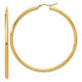 Leslie's 14k Polished 3mm Polished Hoop Earrings