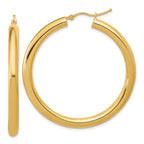 Leslie's 14k Polished 4mm Polished Hoop Earrings
