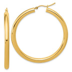 Leslie's 14k Polished 4mm Polished Hoop Earrings