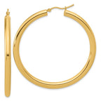 Leslie's 14k Polished 4mm Polished Hoop Earrings