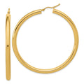 Leslie's 14k Polished 4mm Polished Hoop Earrings