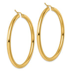 Leslie's 14k Polished 4mm Polished Hoop Earrings - Image 4
