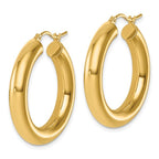 Leslie's 14k Polished 5mm Polished Hoop Earrings - Image 2