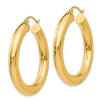 Leslie's 14k Polished 5mm Polished Hoop Earrings - Image 2