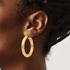 Leslie's 14k Polished 5mm Polished Hoop Earrings - Image 3