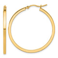 Leslie's 14k 2mm Square Tube Hoop Earrings