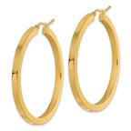 Leslie's 14k 3mm Polished Square Hoop Earrings - Image 2
