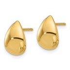 Leslie's 14K Polished Teardrop Post Earrings - Image 2